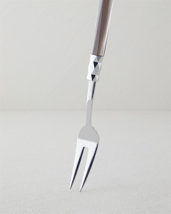 Keira Acrilic Cu 2 Piese Ustensilă Servire 24 cm Antracit