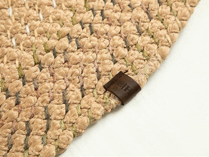 Kenzie Iută Covor Decorativ Din İută 90x90 cm Multicolor.