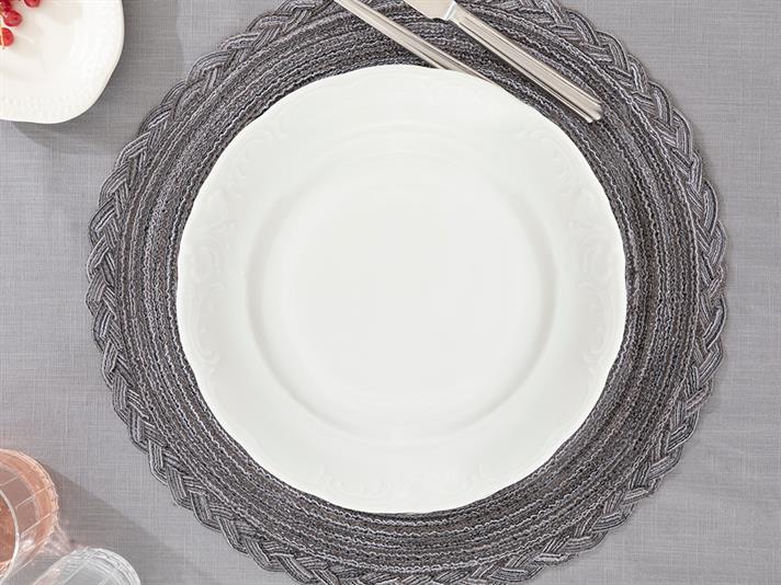 Krina Porcelain Service Plate 26 cm Light Cream