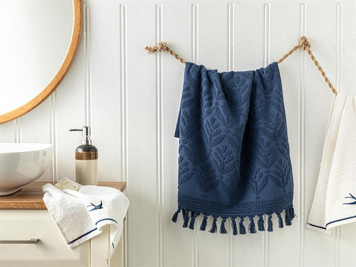 Kyliee Cu Bumbac Jacquard Prosop De Față 50x70 cm Albastru