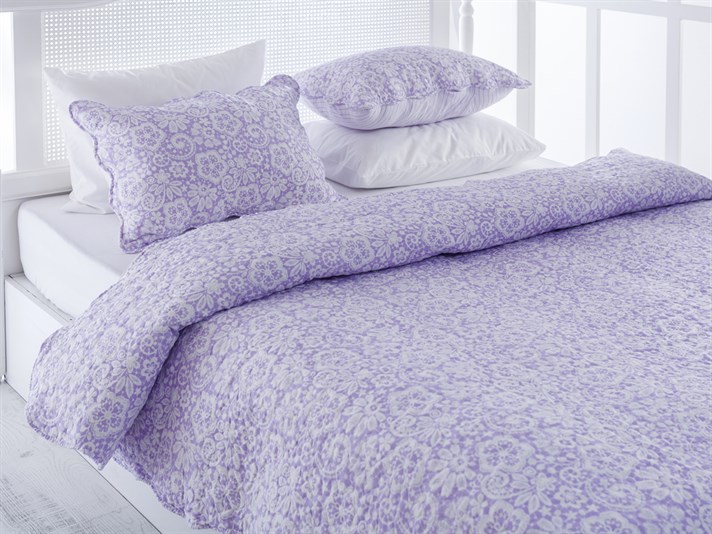 Lac  Microfibră For One Person  SET CUVERTURĂ DE PA 160x240 cm Lilac.