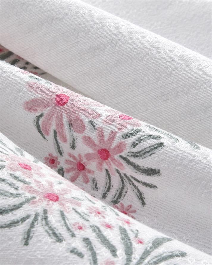 Lanț de margarete Ecosoft Double Pătură De Vară 200x220 cm Roz