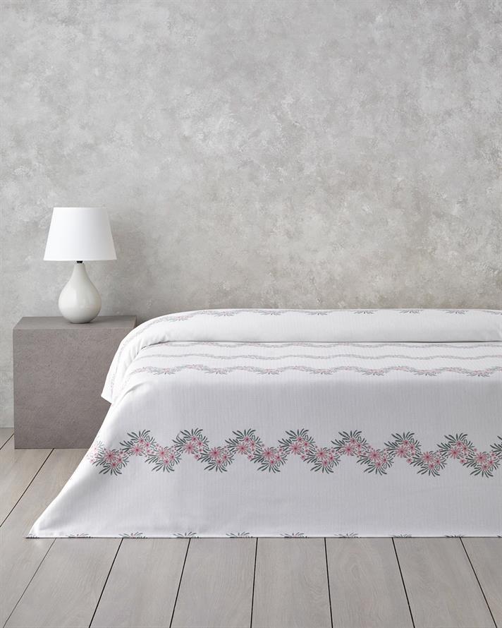 Lanț de margarete Ecosoft Double Pătură De Vară 200x220 cm Roz