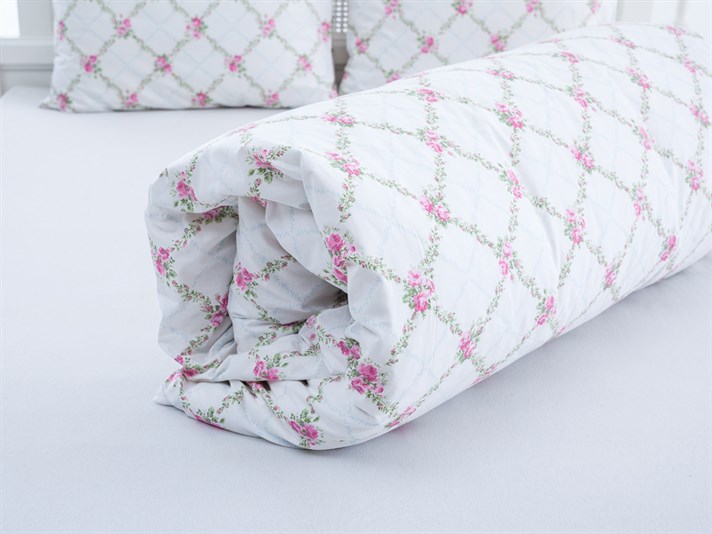 Lanț de trandafiri Cu Bumbac Double Lenjerie De Pat 200x220 cm Roz
