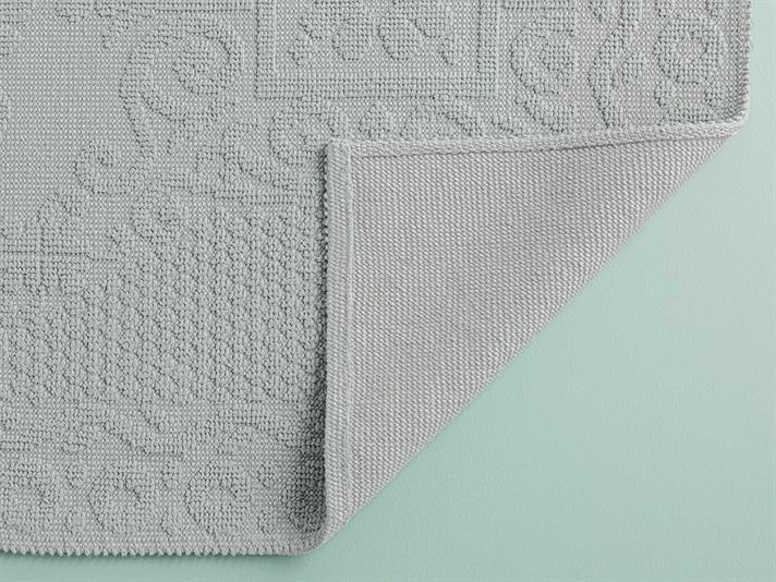 Larissa Covor, Împletitură Cu Aspect Luxos, 60*100 Cm, Albastru İnchis