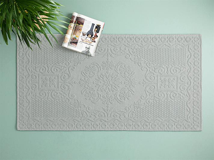 Larissa Luxury Curl Rug 80x150 cm Gray