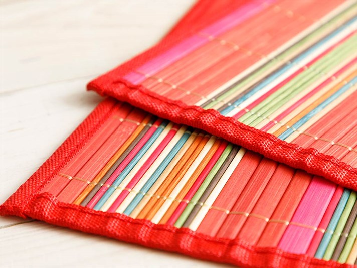 Larry Bamboo 2 pcs Table Mat 30x45 cm Pınk