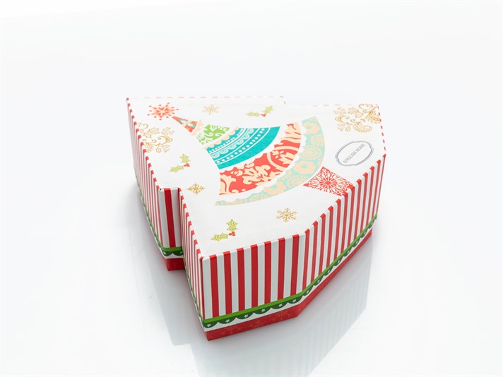 Let it Snow Bone China With Plate Coffee Cup Set 70 ml Red
