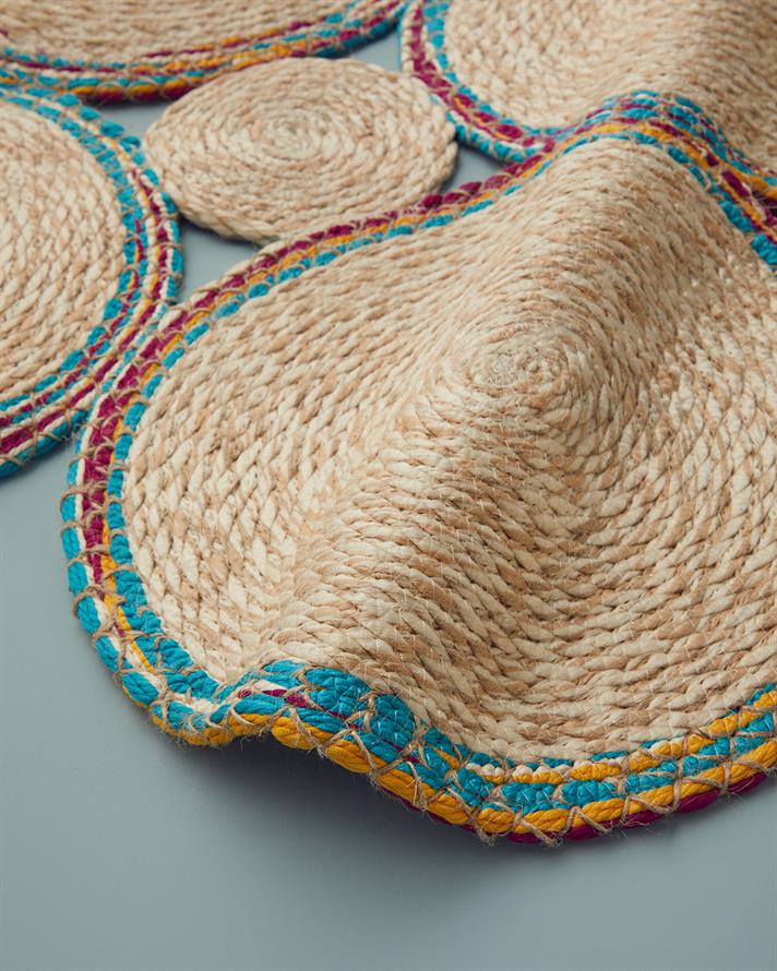 Lauri Covor Decorativ Din İută 90x150 cm Multicolor.