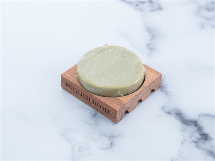 Lavander Cu Dispensator De Săpun Din Lemn Săpun 100 gr Verde