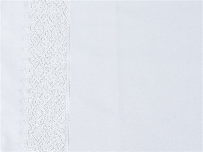 Lavina Cu Kopanaki Cu 2 Piese Față De Pernă 50x70 cm Alb