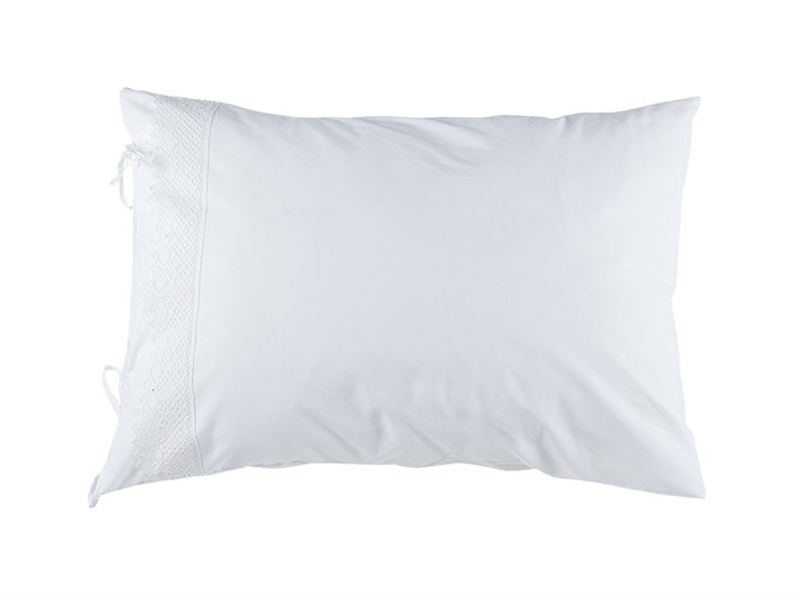 Lavina Cu Kopanaki Cu 2 Piese Față De Pernă 50x70 cm Alb