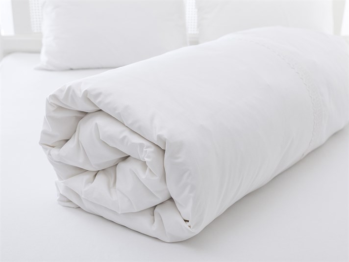Lavina Cu Kopanaki Double Lenjerie De Pat 200x220 cm Alb