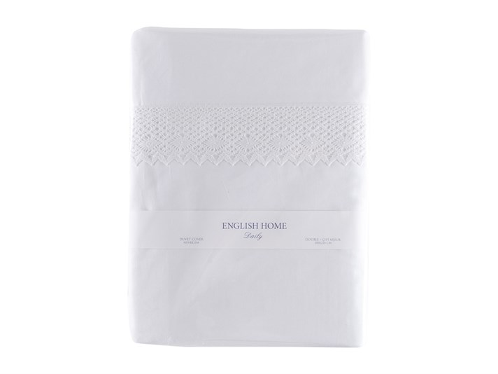 Lavina Cu Kopanaki Double Lenjerie De Pat 200x220 cm Alb