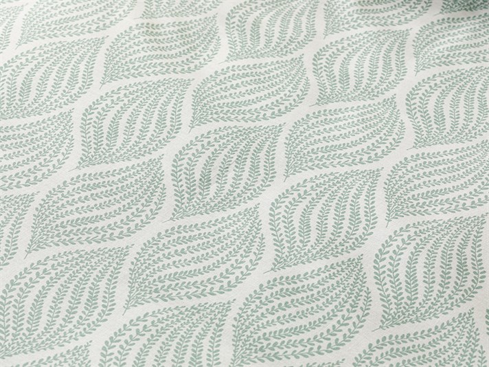 Leafy Braid Bumbac Double Set Lenjerie De Pat 200x220 cm Seledon