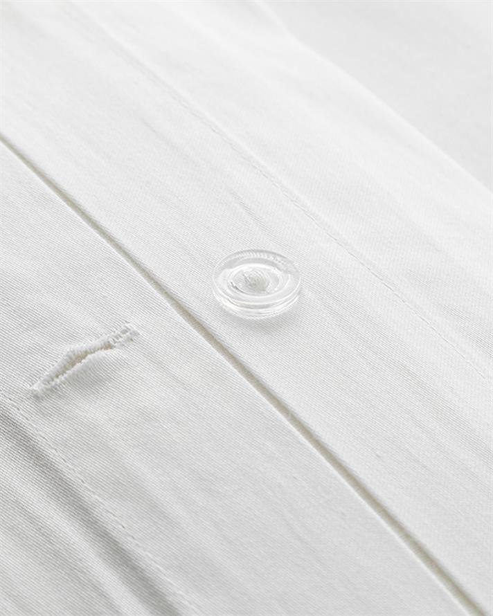 Lenjerie de pat completă, king size, Kiara, bumbac-satinat, 200x220 cm/ 260x280 cm/ 50x70 cm, alb