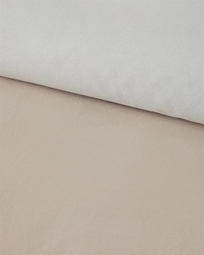 Lenjerie de pat completă, pentru două persoane, Placid, bumbac, 200x220 cm/ 160x200 cm/ 50x70 cm, bej-crem