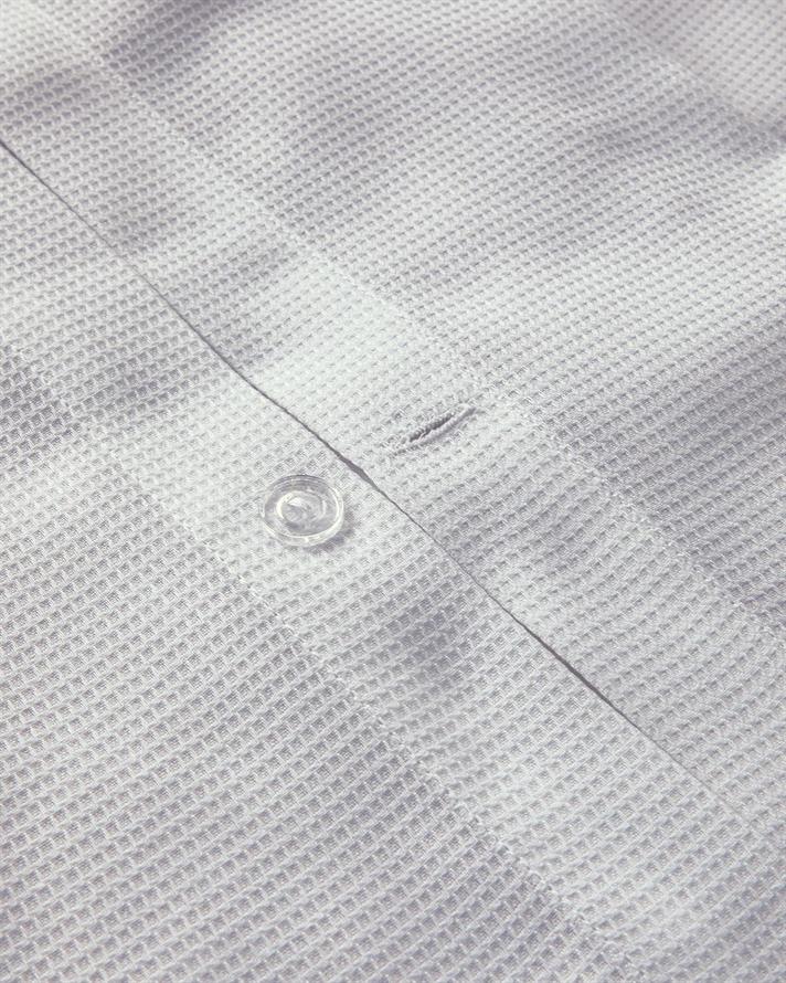 Lenjerie de pat completa King Size, Blaze, bumbac-viscoza-poliester, 240x220 cm/180x200 cm/50x70 cm, alb