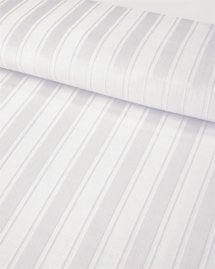 Lenjerie de pat completa pentru doua persoane, Lior, bumbac satinat, 200x220 cm/160x200 cm/50x70 cm, alb