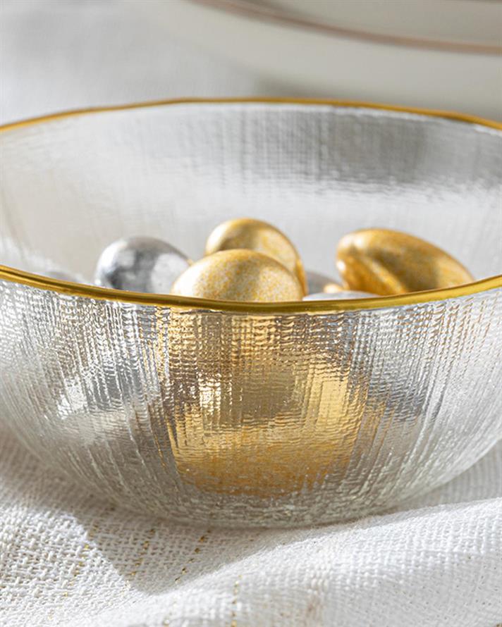 Leslie Glass Appetizers 9 cm Gold