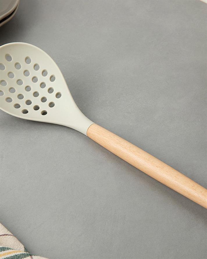 Liana Silicon Colander 32 cm Cream