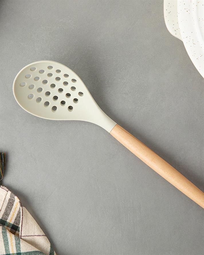 Liana Silicon Colander 32 cm Cream