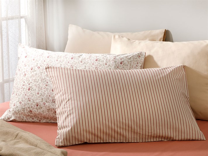Libertatea vintage Cottony Set 2  FAȚĂ DE PERNĂ 50x70 cm Pink