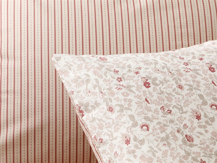 Libertatea vintage Cottony Set 2  FAȚĂ DE PERNĂ 50x70 cm Pink