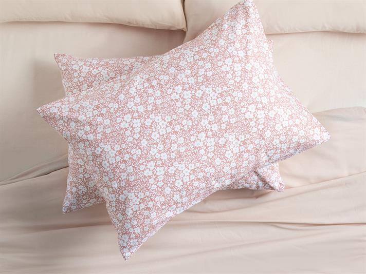 Liberty Bloom Cottony 2 Set Pillowcase 50x70 cm Cinnamon