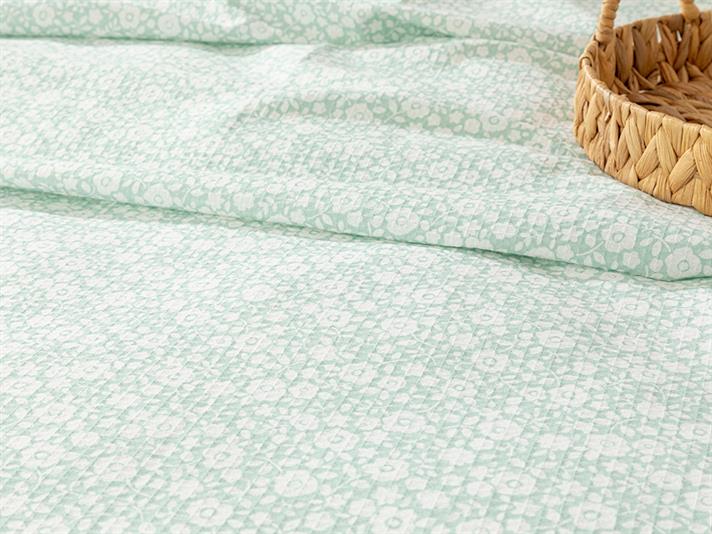 Liberty Blossom  Cu imprimeu Persoană dublă  CUVERTURĂ 200x220 cm Seledon,
