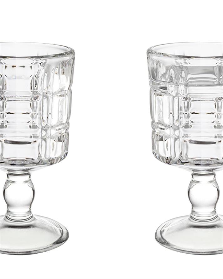 Lienza Glass 6 Set Served with Coffee Water Glass 60 ml Transparent