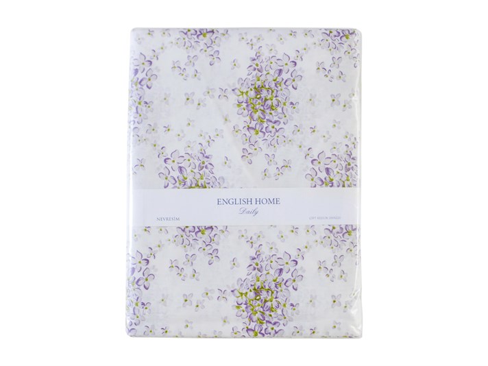 Lilian Cu Bumbac Single Lenjerie De Pat 160x220 cm Lila