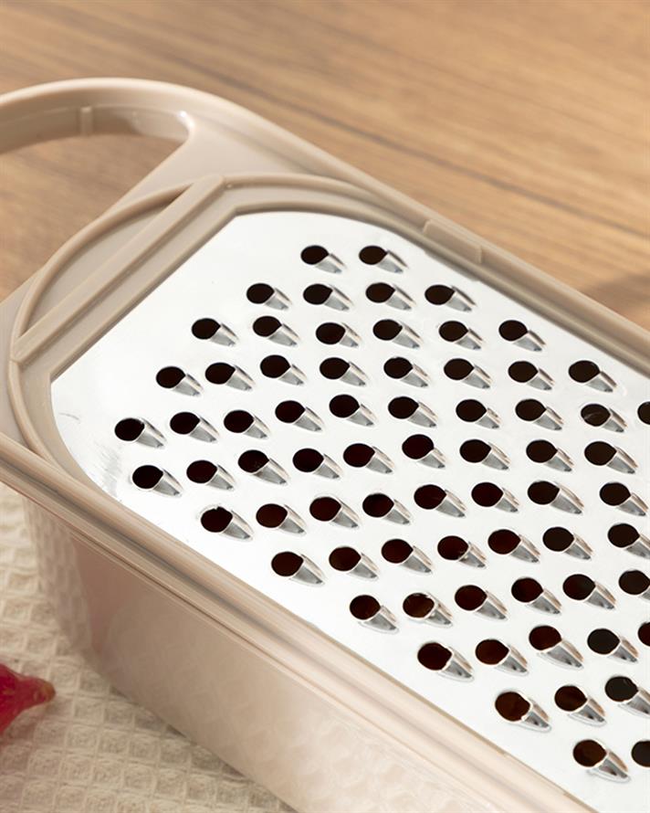 Lily Râșniță Cu Recipient, Plastic, 23 Cm, Alb-Albastru-Mare - Albastru