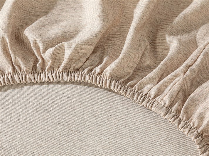Linea Bold Stripe Twill Double Person  SET LENJERIE DE PAT 200x220 cm Brown,