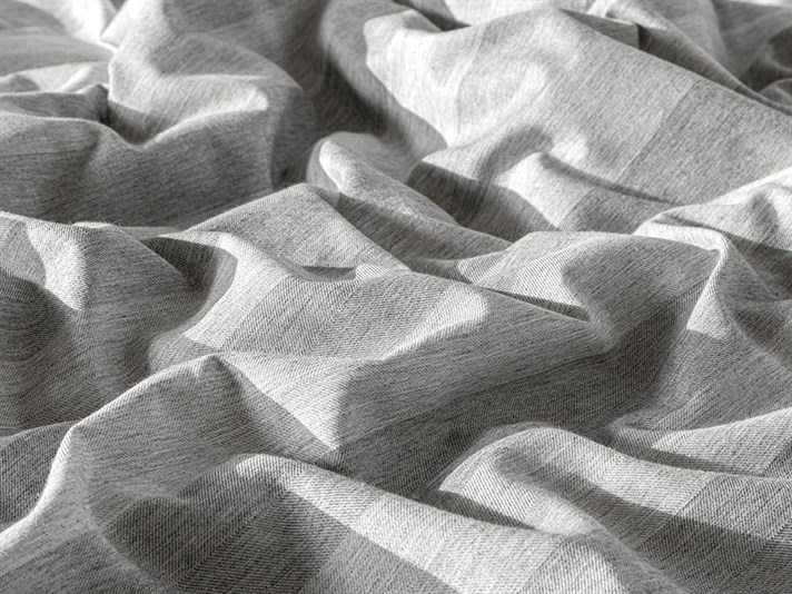 Linea Bold Stripe Twill Double Set Lenjerie De Pat 200x220 cm Gri