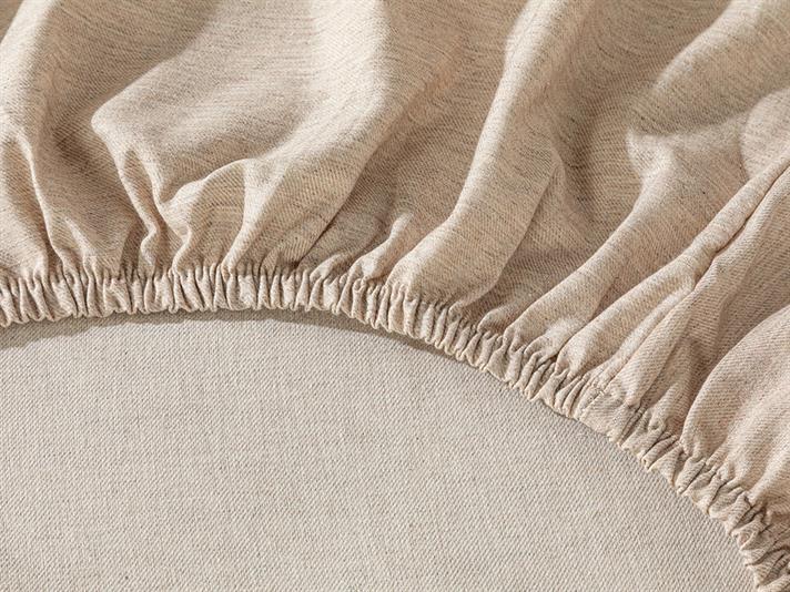 Linea Set Lenjerie De Pat Single - Set Lenjerie De Pat Bumbac Poliester | English Home, 160 x 220 cm, Cafea
