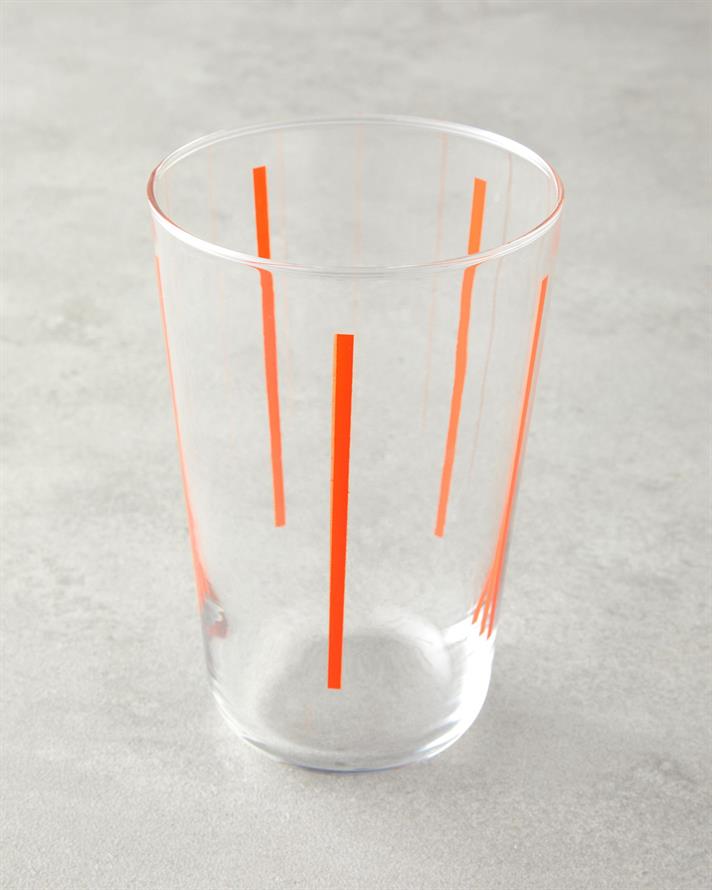 Liny Sticlă Cu 3 Piese Pahar 400 ml Portocaliu