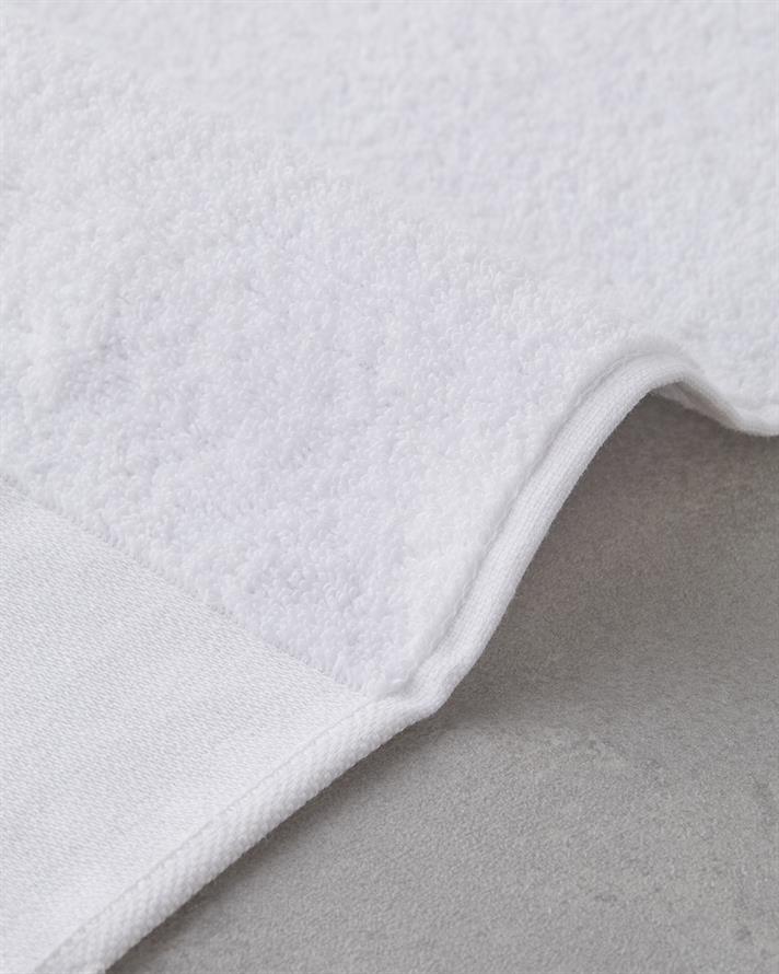 Lisa Cu Bumbac Brodat Prosop De Mâini 30x50 cm Alb