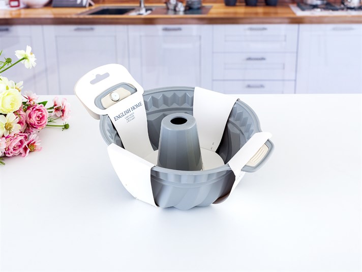 Lisa Silicon Sliced Cake Mould Gray