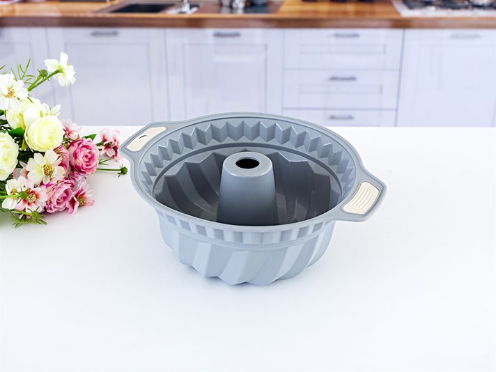 Lisa Silicon Sliced Cake Mould Gray