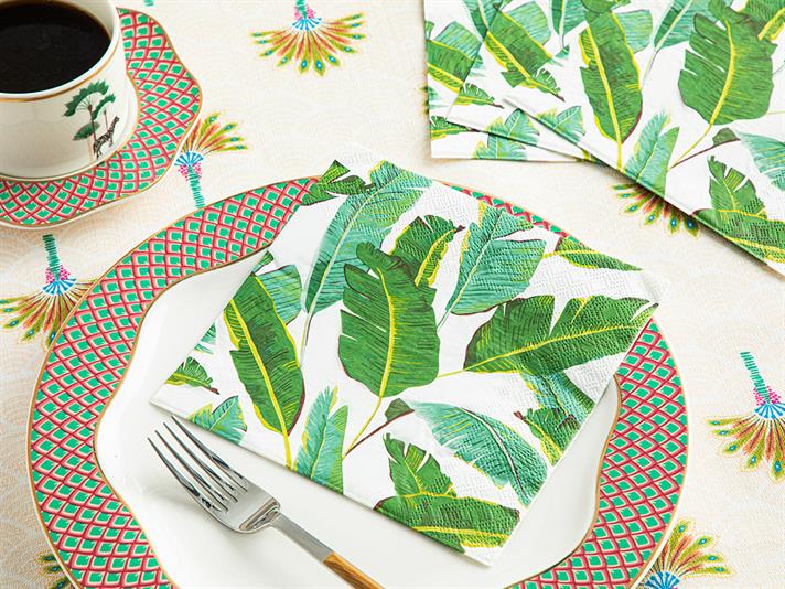 List Paper 20 Set Tissue Napkin 33x33 cm Green