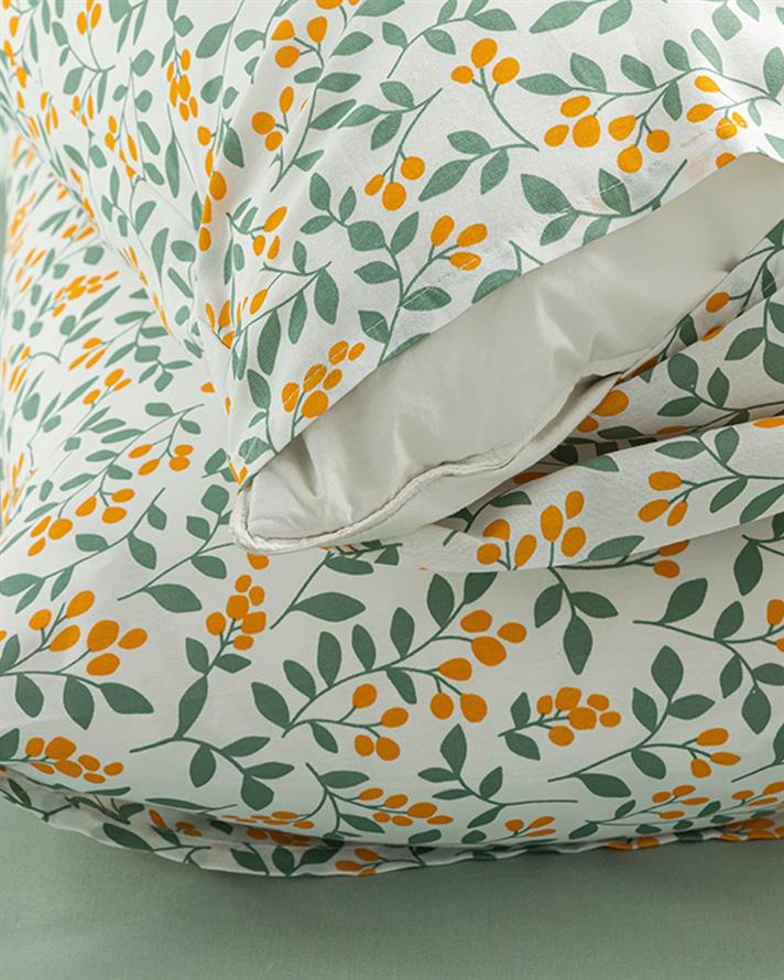 Little Blooms Față De Pernă Set 2, Ușor De Calcat, 50*70 Cm, Pudra-Ecru
