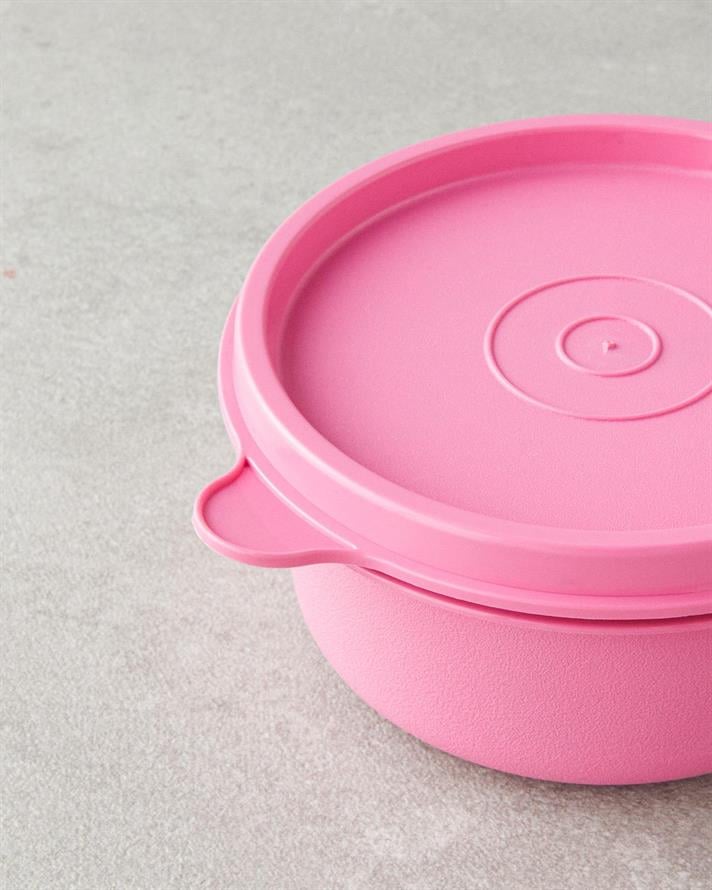 Lock Me Mini Plastic Set 4 Cutie De Depozitare 250 ml Roz