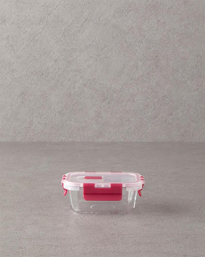 Sticlă Cutie De Depozitare 320 ml Roz