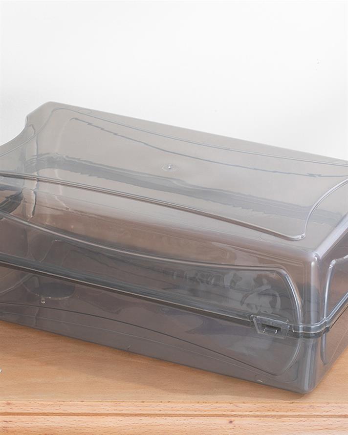 Loe Plastic A Bărbaţilor Cutıe Pentru Pantofı 37*20*13Cm Antracit.