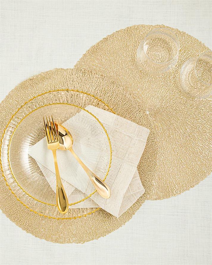 Loly Pvc 2 Set Tıșlaıfăr 38 Cm Aur.