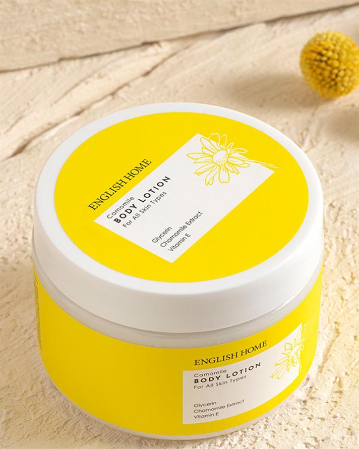 Lotiune de corp pentru toate tipurile de piele, Camomile, 300 ml, galben