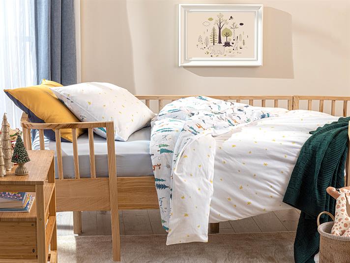 Lovely Winter Cottony Set De Pat Pentru Copıı 160*220 Cm Alb.