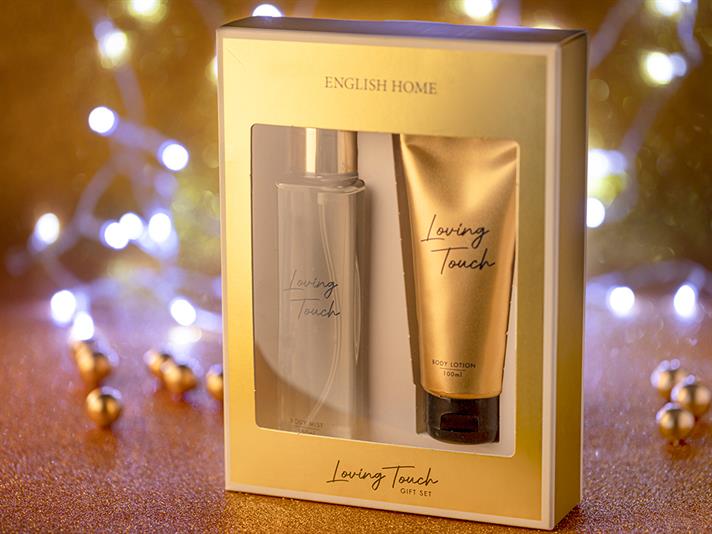 Loving Touch Cu 2 Piese Set Spray De Corp Și Loțiune Gold