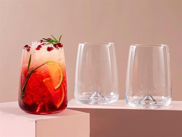 Lublin Sticlă Cu 3 Piese Pahar 360 ml Transparent